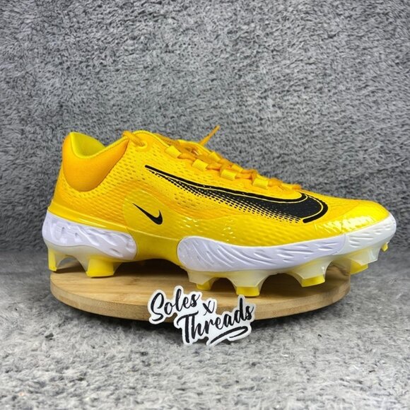 Nike Alpha Huarache Elite 4 MCS Baseball Size 14 Men Amarillo Black DX6962-701